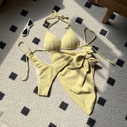 Sexy Push-Up-Bikini-Set für Damen – Brasilianischer Stil für Strand und Pool