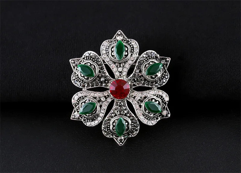 Brosche Metall Barock Vintage Retro Palast Revers Pin Unisex Party