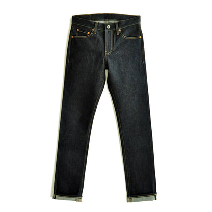Herren Jeans aus Selvedge Denim mit schmaler Passform und Reißverschluss