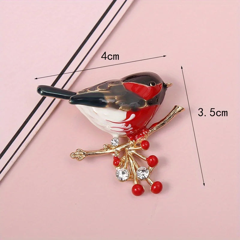 Brosche Vogel Kristall Strass Luxus Klassisch Party Mantel Damen