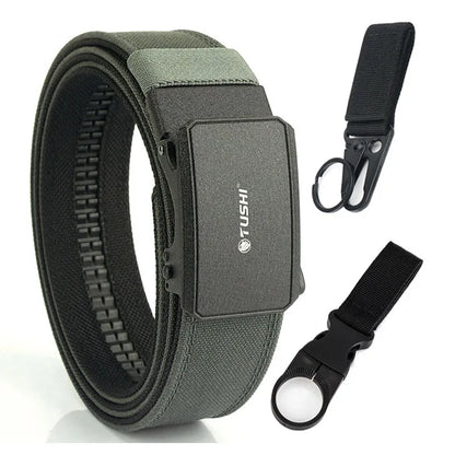 Herren-Taktischer Gürtel aus robustem 1100D-Nylon mit matte Metall-Schnalle für Alltag und Outdoor