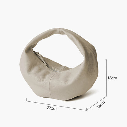 Schafsleder Hobo-Tasche Dumpling-Form | Halbmond