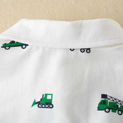 Baby Jungen Baumwolle Polos hirt Kinder Revers lässig Frühling Herbst Kinder Pullover T-Shirt 2-5 Jahre alte Jungen Langarm Kleidung
