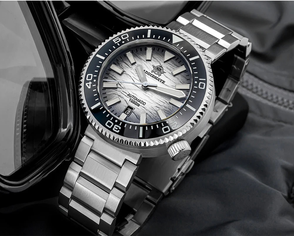 Herren-Profi-Taucheruhr mit 1000 m Wasserdichtigkeit und NH35A
