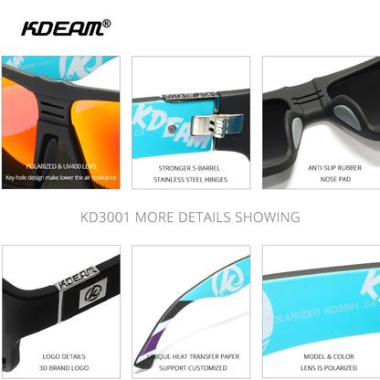 Sonnenbrille quadratisch polarisiert Keyhole-Brücke 6-Basis beschichtet Herren