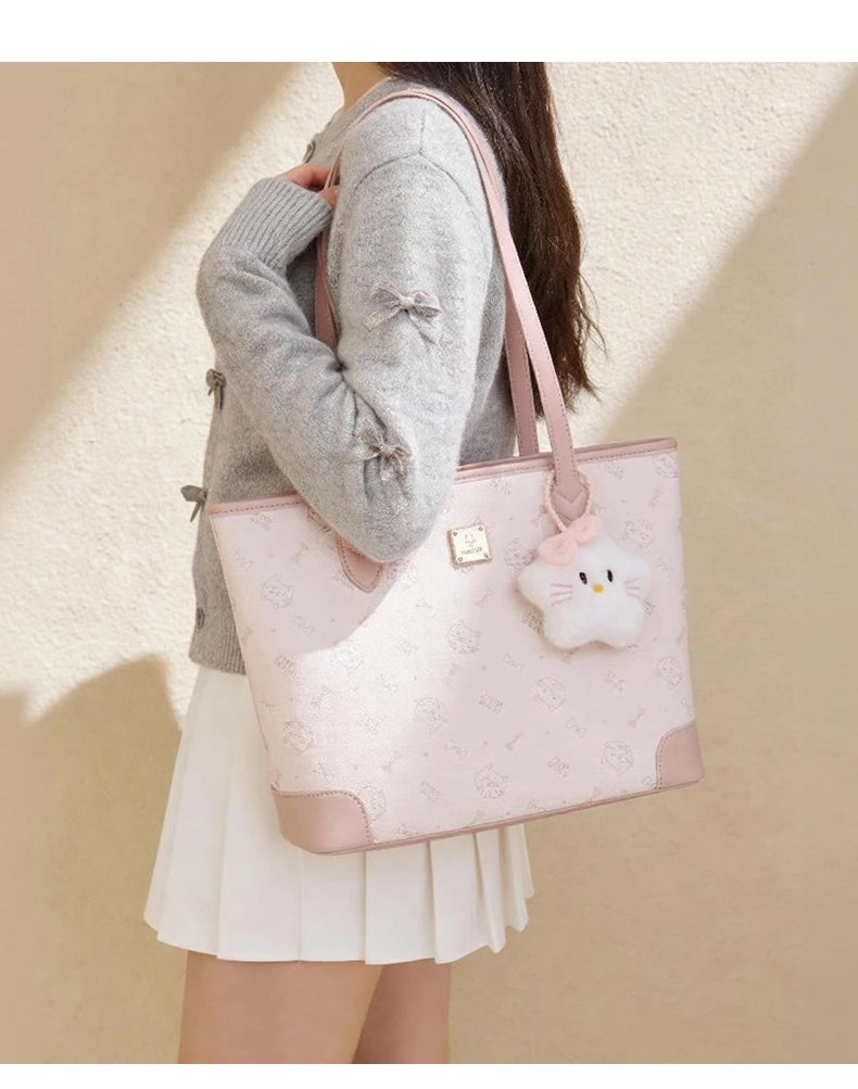 Damen Schultertasche Aus PVC-Leder Mit Großer Kapazität Im Alltag