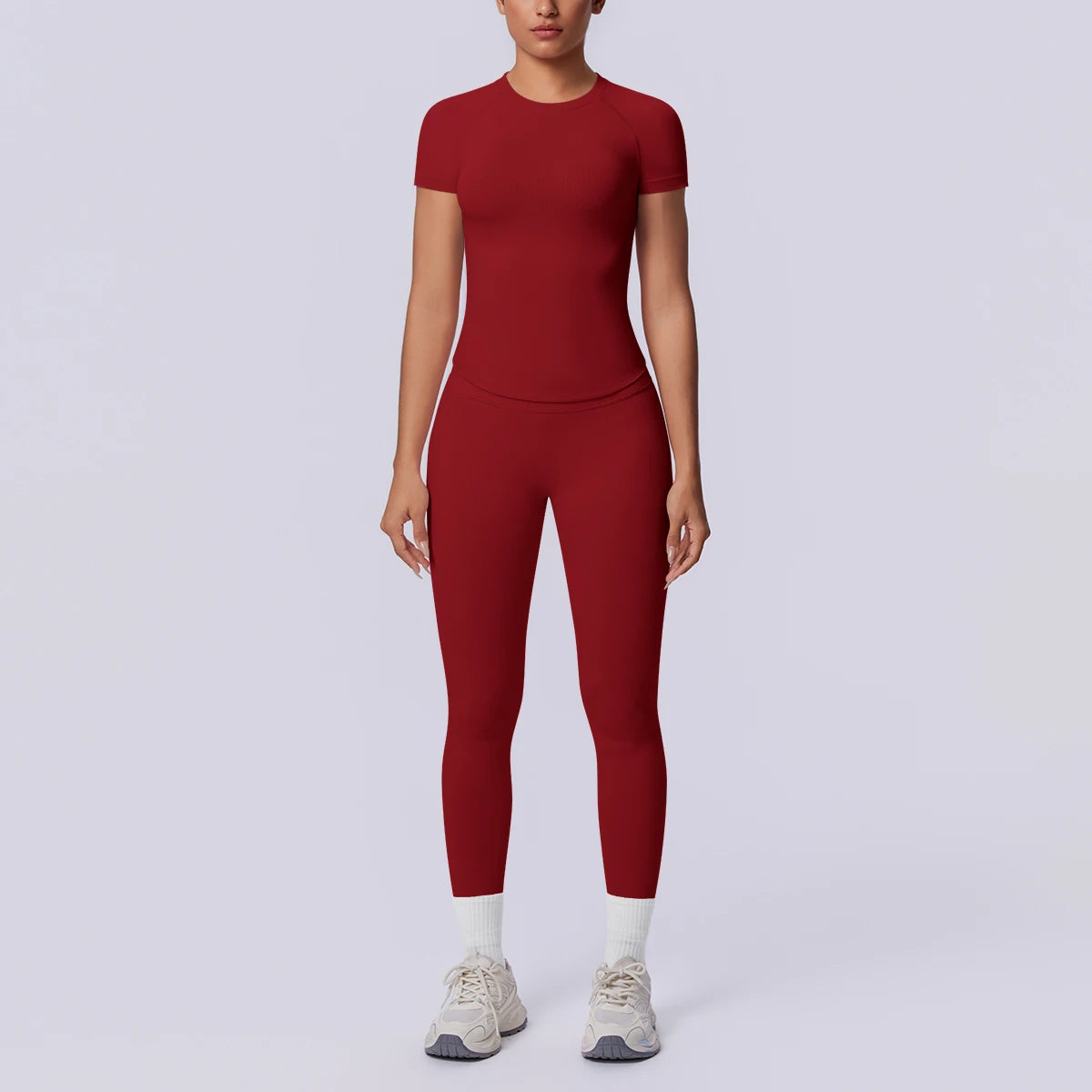 Hamidou Nahtloses Sportset Für Damen Mit Pfirsich-Po Effekt