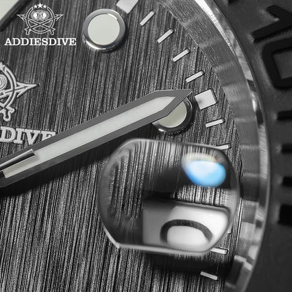 Herren-Taucheruhr mit 3D-Zifferblatt und NH35A-Automatikwerk