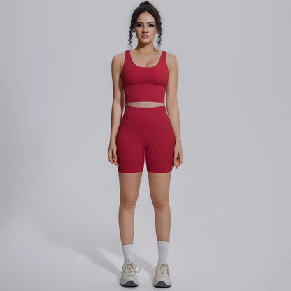Damen Yoga Set Schnell Trocknend Hüfthebenset
