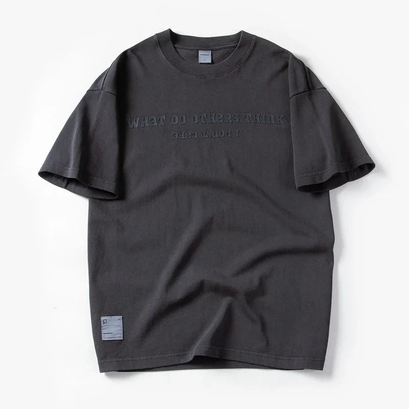 Herren T-Shirt aus Baumwolle im lässigen O-Ausschnitt mit hochwertigem Design