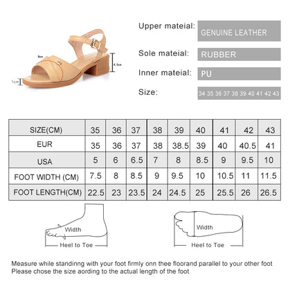 Damen Leder Sandalen Große Größen 41-43