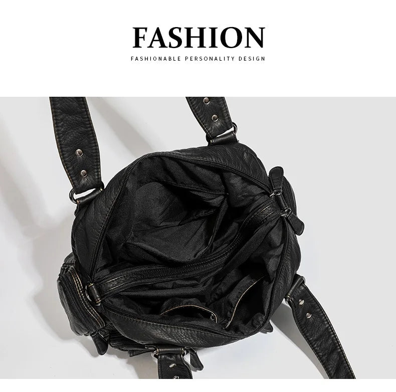 Damen-Handtasche Mit Oberem Henkel Und Schulterriemen Aus Bronze Kunstleder Für Alltag Und Freizeit
