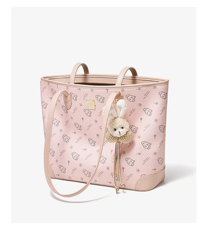 Damen Schultertasche Aus PU-Leder Mit Großer Kapazität Und Alltagslook