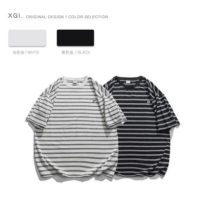 Herren T-Shirt aus Bambus-Mesh und Eisseide mit Rundhalsausschnitt – Kurzarm-Sommeroberteil
