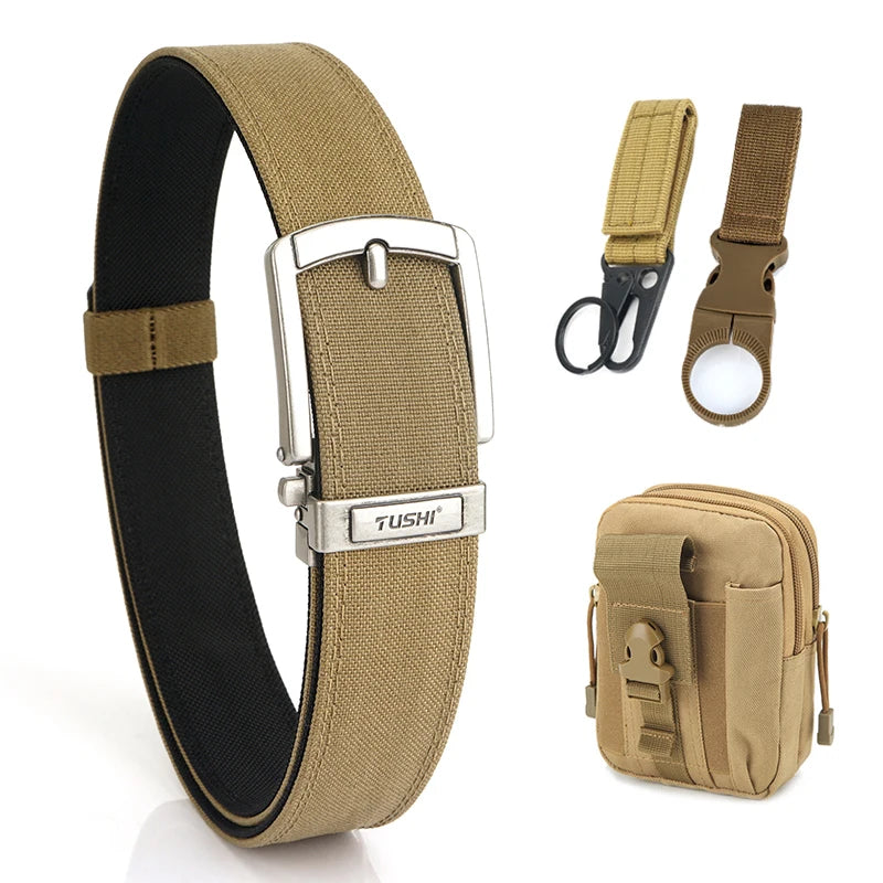 VATLY Rigid Tactical Gürtel Herren Nylon Metall-Schnalle Duty Casual