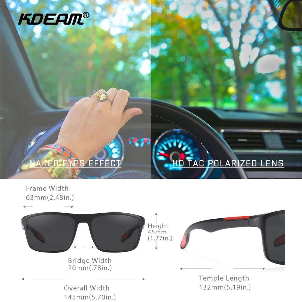 Sonnenbrille photochrom polarisiert UV400 Tag und Nacht Fahren Unisex