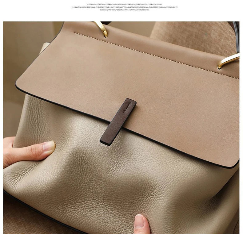 Office Damen Handtasche aus Kuhleder