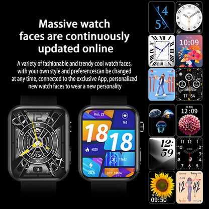 Smartwatch mit 3D Zifferblatt, Videoaufnahme und BT Anrufen für Erwachsene