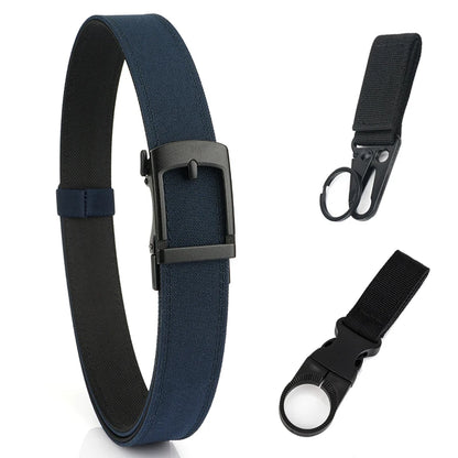 VATLY EDC Casual Gürtel Herren Nylon Rigid Military Automatik-Schnalle