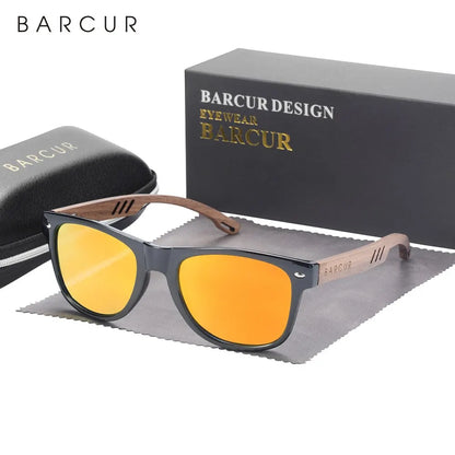 Sonnenbrille Holz Walnuss polarisiert UV-Schutz Herren Damen Natur