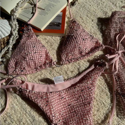 Sexy Bikini-Set im Denim-Look – Damen-Badeanzug für Strand und Pool