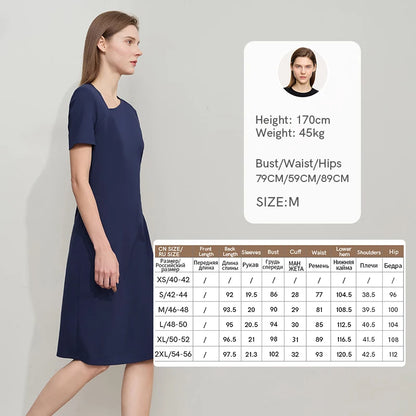Elegant Tailliertes Strickkleid Für Damen Atmungsaktiv