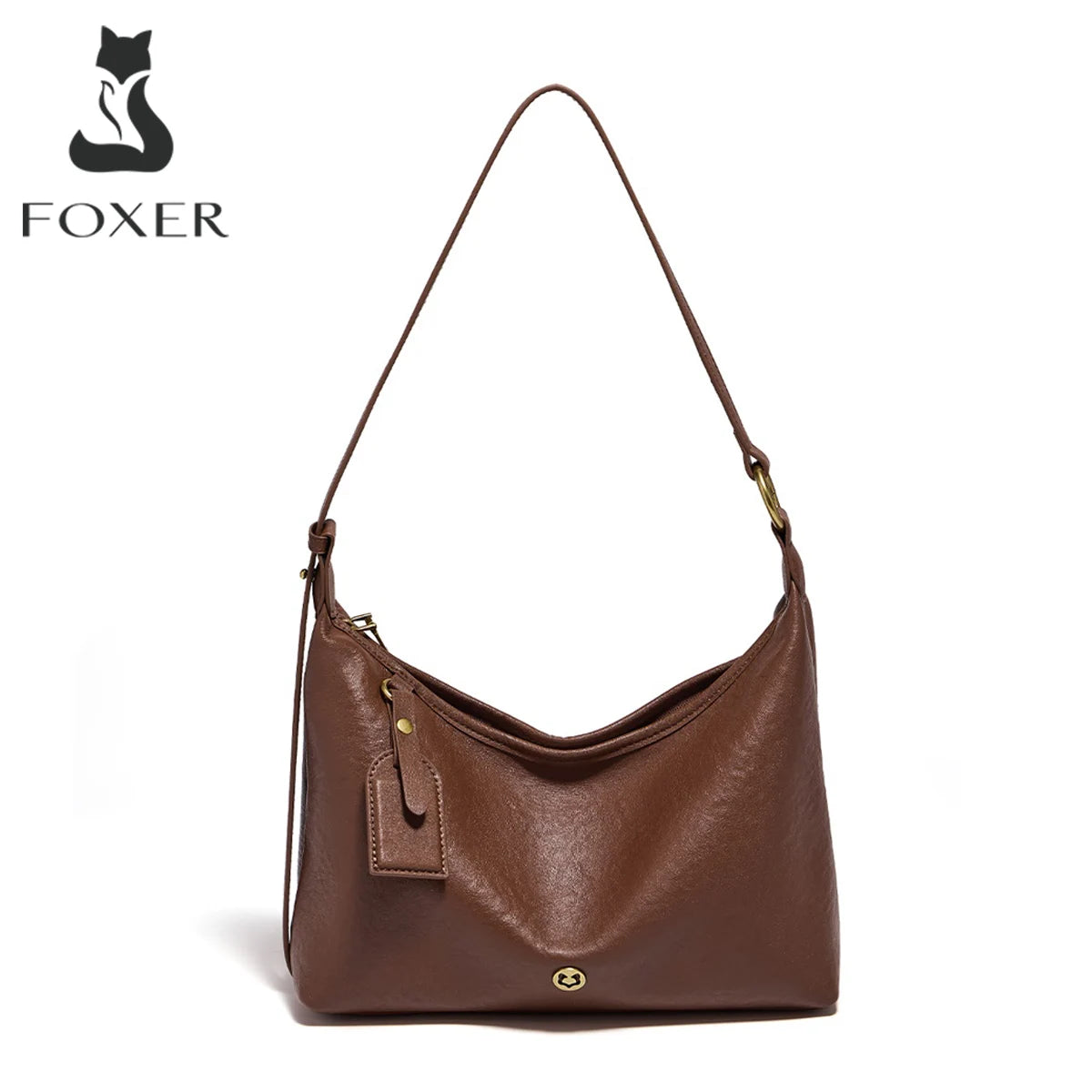 Damen Hobo Tasche Aus Echtem Leder Im Vintage Stil Mit Großer Kapazität