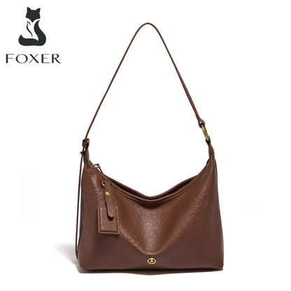 Damen Hobo Tasche Aus Echtem Leder Im Vintage Stil Mit Großer Kapazität