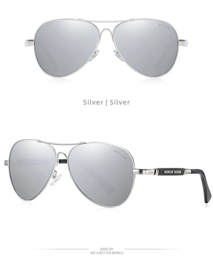 Sonnenbrille Pilot Memory-Rahmen Farbverlauf Spiegel polarisiert Unisex
