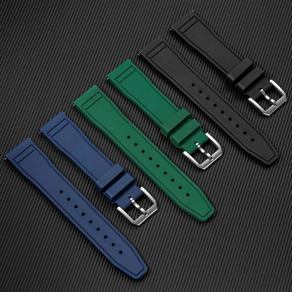 Uhrenarmband aus Fluorkautschuk 20 mm - Universal-Ersatzband
