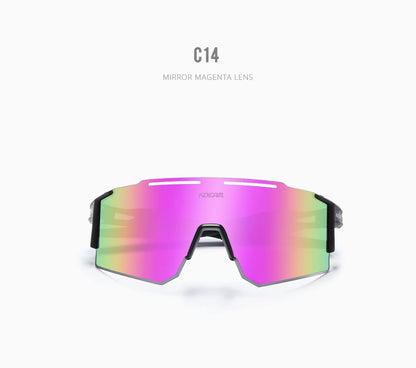Sonnenbrille Sport TR90 polarisiert 1,2mm Glas Gummisteg winddicht Herren
