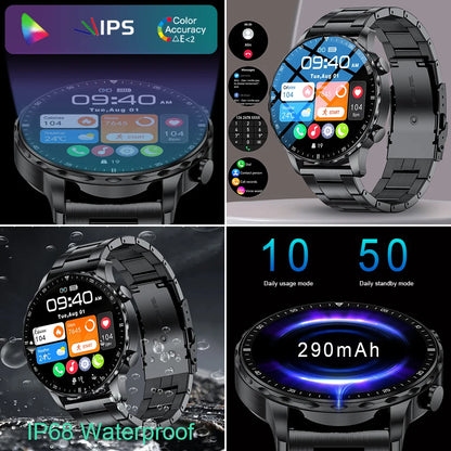 Smartwatch für Android und IOS mit Bluetooth-Anruf und IP68 Wasserschutz