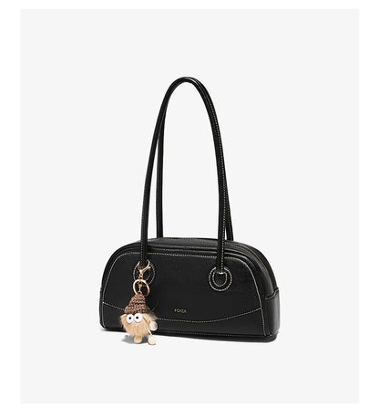 Damen Handtasche Aus PU Leather Simple Retro Stil Für Casual Commuting