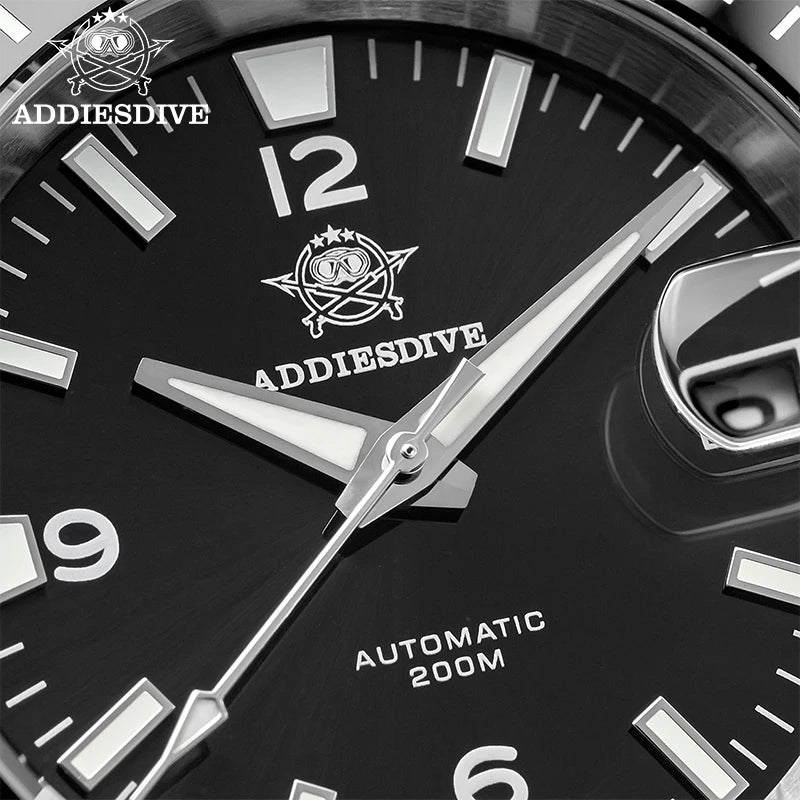 Herren-Automatik-Taucheruhr mit Drehlünette und 20 Bar