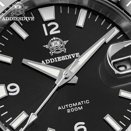 Herren-Automatik-Taucheruhr mit Drehlünette und 20 Bar