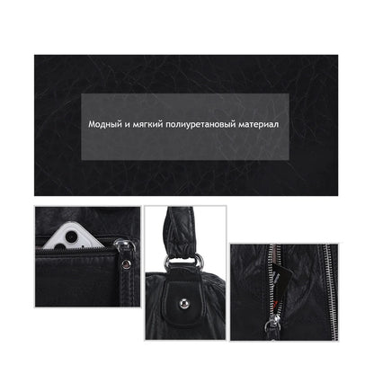 Damen-Handtasche Denim Mit Gepolstertem Tragegriff Und Viel Platz Für Alltag Und Reisen Mit Mehrfachfächern