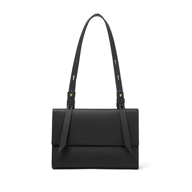 Schultertasche Aus Kuh-Spaltleder In Rot | Elegant
