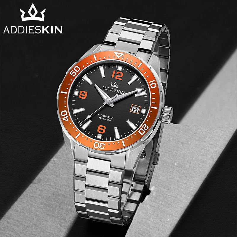 Herren-Premium-Automatikuhr 40 mm mit Japan-9015-Werk