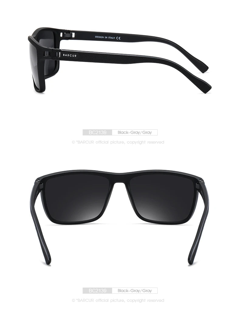 Sonnenbrille TR90 Sport polarisiert leicht UV400 Herren Damen A