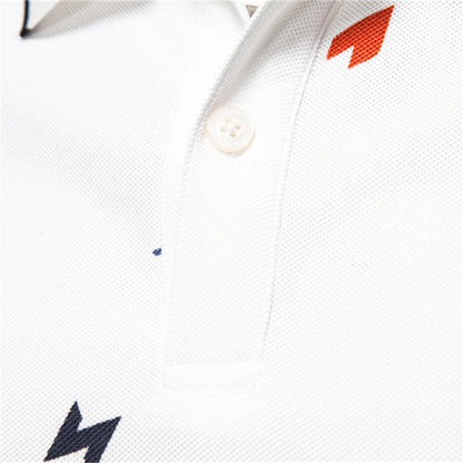 Herren Poloshirt Slim Fit Atmungsaktiv Sommer Casual Style