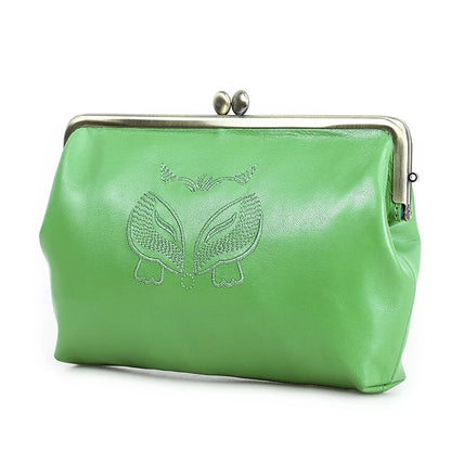 Damen Echtleder Geldbörse Fuchs Design bunt Luxus Designer Reise Geschenk