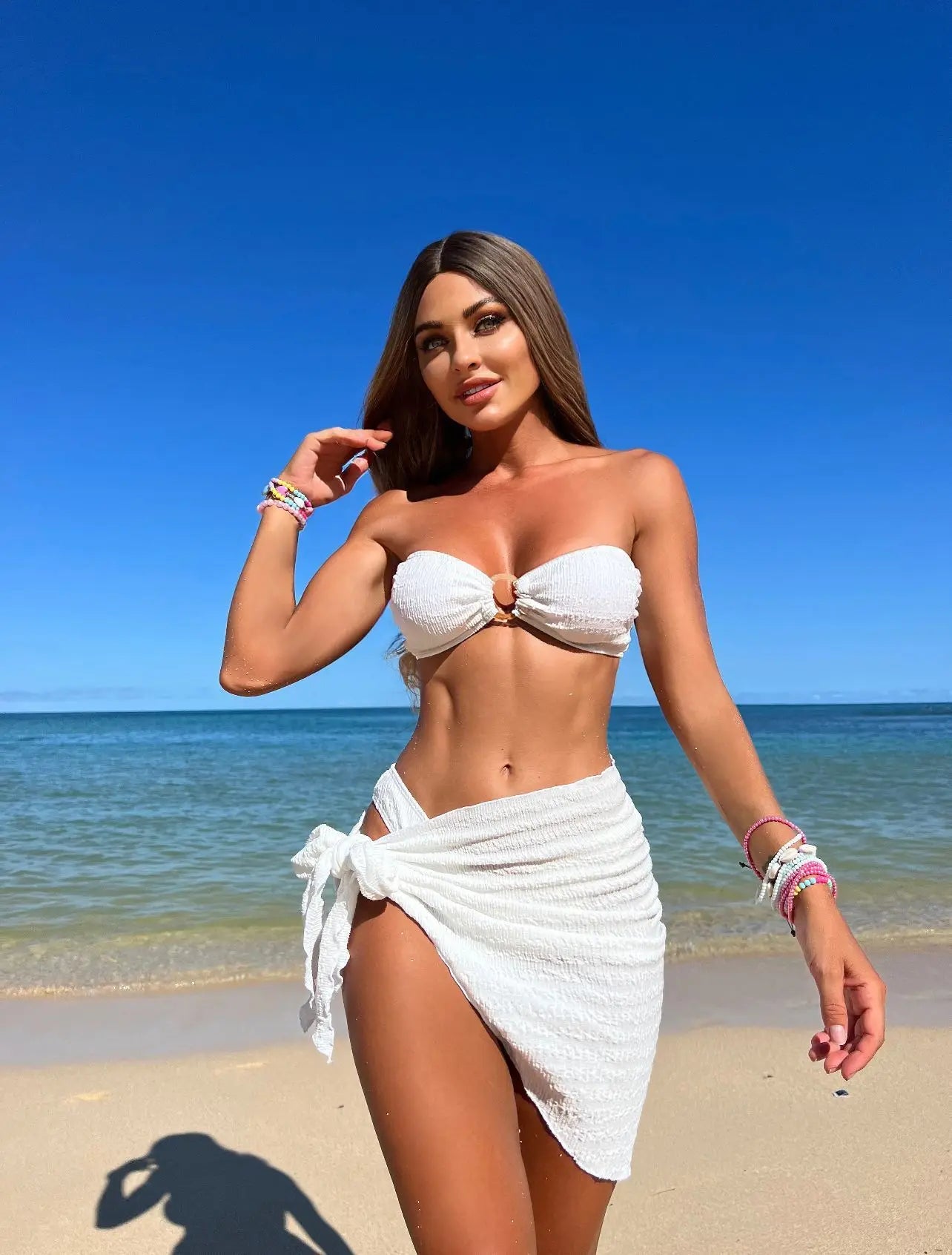 Sexy Bikini-Set in Pink mit Push-up-Effekt – Perfekt für Strand und Pool