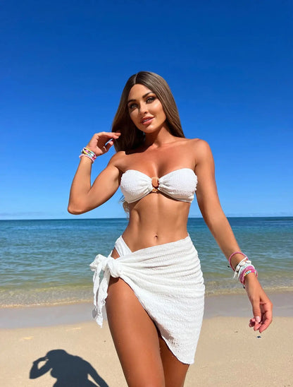 Sexy Bikini-Set in Pink mit Push-up-Effekt – Perfekt für Strand und Pool