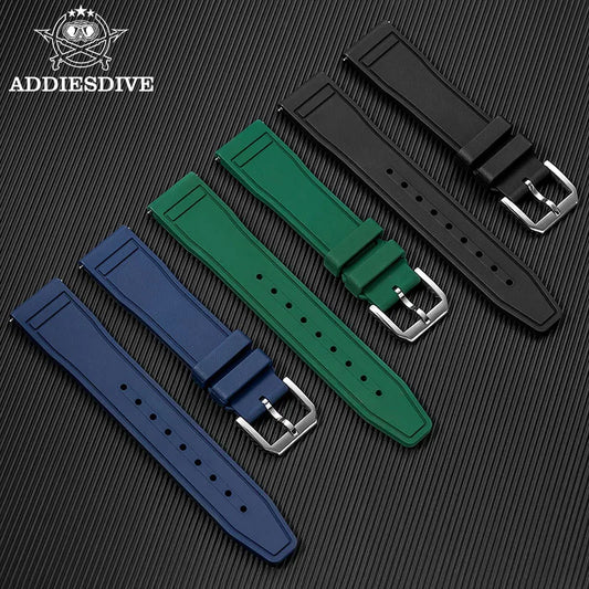 Uhrenarmband aus Fluorkautschuk 20 mm - Universal-Ersatzband
