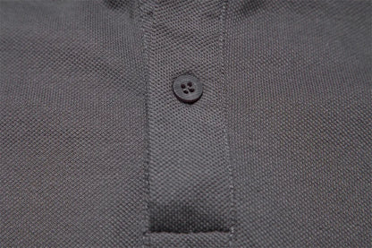 Herren Polo Shirt aus Baumwolle im gestreiften Multicolor Patchwork Design mit Kurzarm