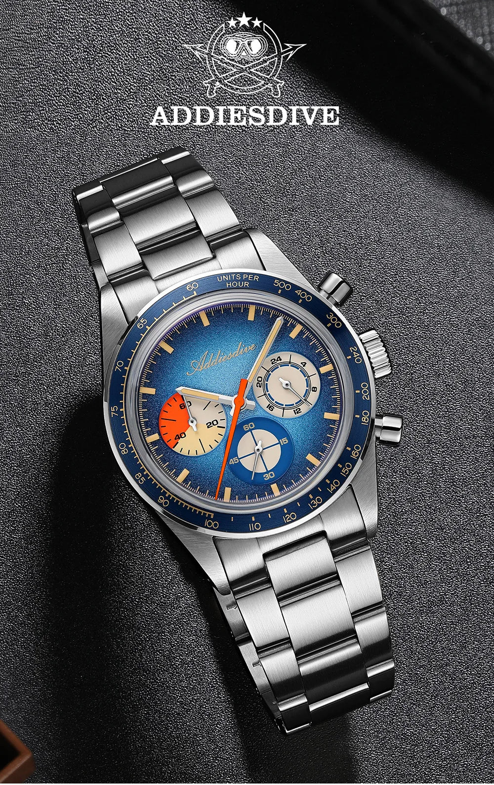 Herren-Chronograph mit OS20-Werk und Retrodesign