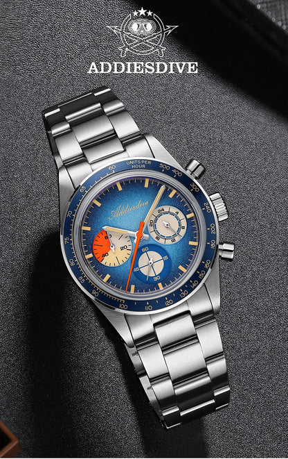 Herren-Chronograph mit OS20-Werk und Retrodesign
