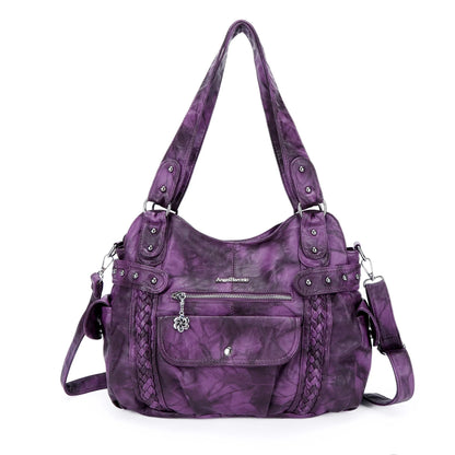 Damen-Schultertasche mit großer Kapazität, viel Stauraum und praktischen Innenfächern