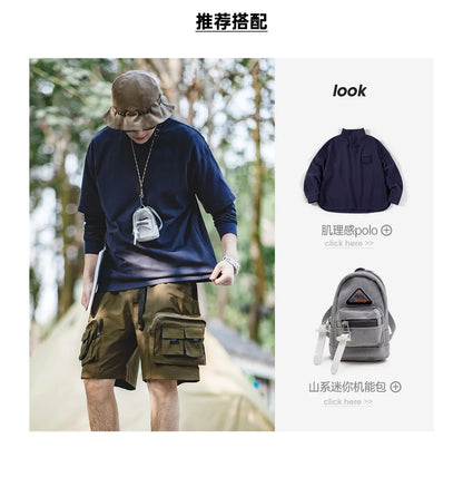 Herren Taktische Shorts für den Sommer mit vielen Taschen und verstellbarer Taille