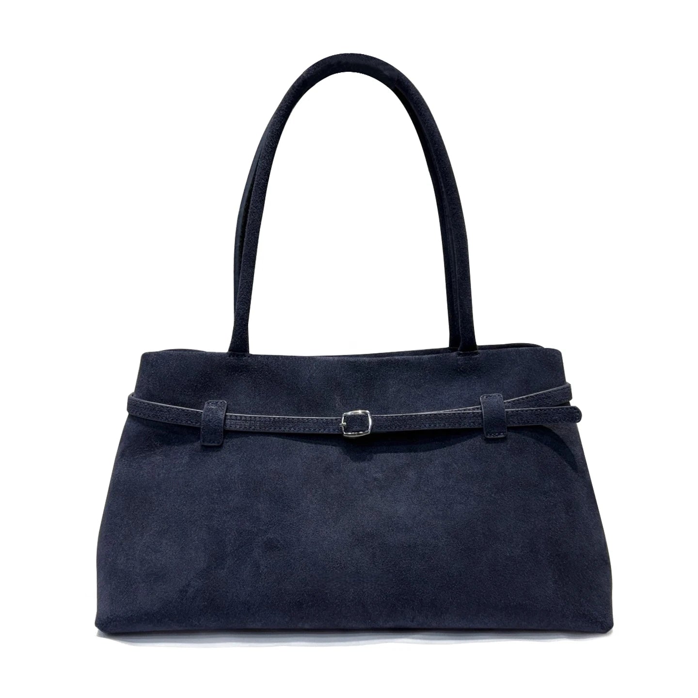Damen-Schultertasche Aus Natur-Wildleder Mit Langem Henkel | Vielseitig